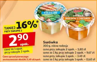 Auchan Surówka marchew z chrzanem Maga oferta