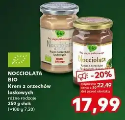 Kaufland Krem z orzechów laskowych Prodotto Biologico Nocciolata oferta