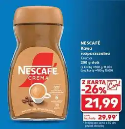 Kaufland Kawa Nescafe Crema oferta