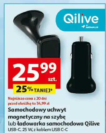 Auchan Ładowarka samochodowa usb-c Qilive oferta