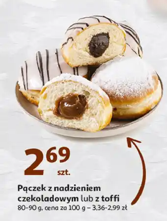 Auchan Pączek z nadzieniem toffi oferta