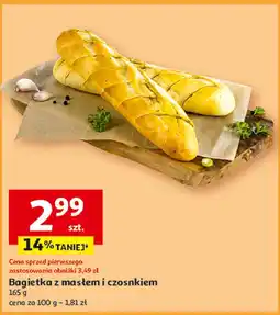 Auchan Bagietka czosnkowa oferta