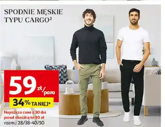 Auchan Spodenki męskie cargo Inextenso By Auchan oferta