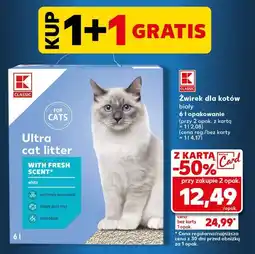 Kaufland Żwirek dla kotów oferta