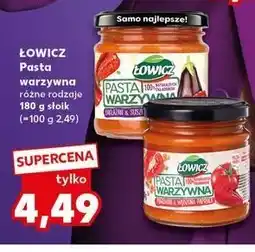 Kaufland Pasta warzywna z papryką i czerwoną fasolą Łowicz oferta
