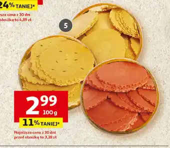 Auchan Ciastka owsiane z jagodami goji Ania oferta