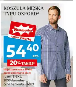 Auchan Koszula męska z długim rękawem s-3xl Inextenso By Auchan oferta