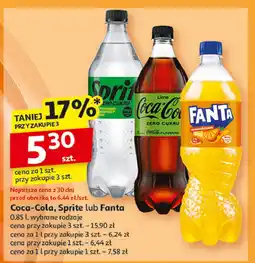 Auchan Napój pomarańczowy Fanta oferta