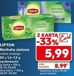 Kaufland Herbata Lipton oferta