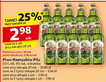 Auchan Piwo Namysłów Pils oferta