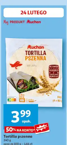 Auchan Tortilla pszenna Auchan oferta