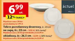 Auchan Talerz obiadowy 26.5 cm Actuel oferta