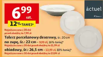 Auchan Talerz obiadowy 26.5 cm Actuel oferta