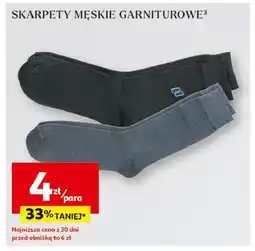 Auchan Skarpetki męskie garniturowe oferta