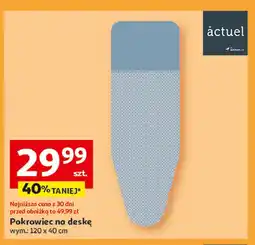 Auchan Pokrowiec na deskę do prasowania 120 x 40 cm Actuel oferta