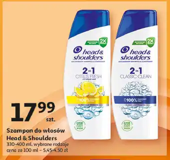 Auchan Szampon do włosów classic clean Head&Shoulders oferta