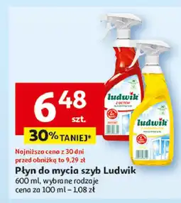 Auchan Płyn do mycia szyb i glazury cytrynowy Ludwik oferta