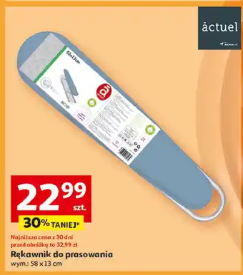 Auchan Rękawnik do prasowania 58 x 13 cm Actuel oferta