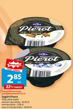 Auchan Jogurt pierot czekolada-orzech Olma Pierot oferta