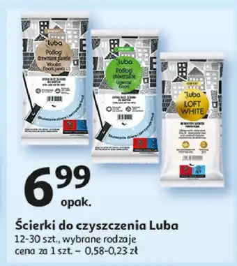 Auchan Ściereczki loft white Luba oferta