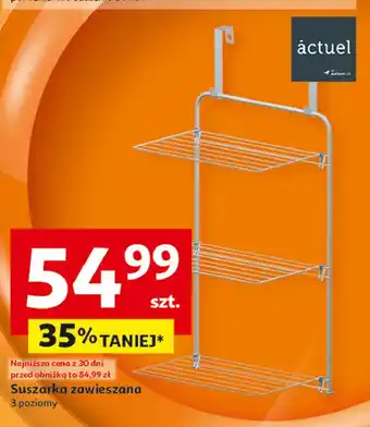 Auchan Suszarka zawieszana 3-poziomowa Actuel oferta