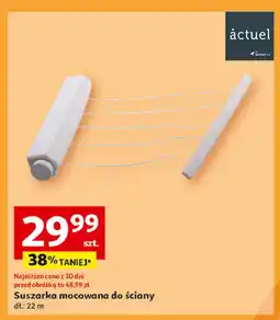 Auchan Suszarka mocowana do ściany dł. 22 m Actuel oferta