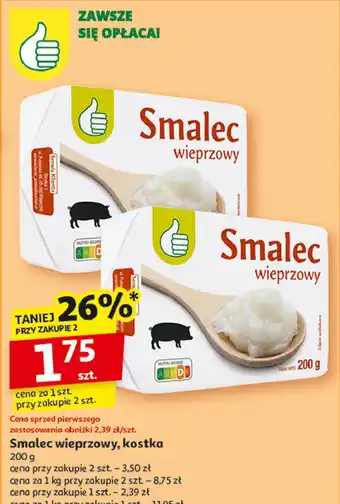 Auchan Smalec wieprzowy Podniesiony Kciuk oferta