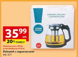 Auchan Dzbanek z zaparzaczem 2.2 l Altom Design oferta