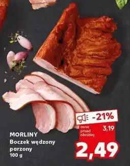 Kaufland Boczek wędzony parzony Morliny oferta