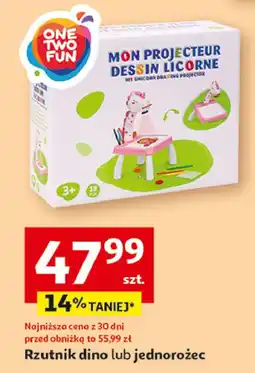 Auchan Rzutnik jednorożec One Two Fun oferta