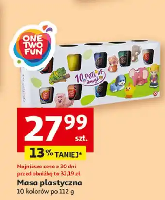 Auchan Masa plastyczna One Two Fun oferta