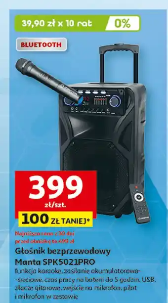 Auchan Głośnik spk5021 Manta oferta