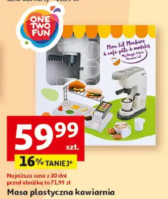 Auchan Masa plastyczna kawiarnia One Two Fun oferta