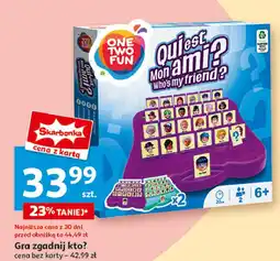 Auchan Gra zgadnij kto One Two Fun oferta