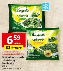 Auchan Szpinak w liściach Bonduelle oferta