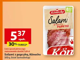 Auchan Salami z papryką Konecke oferta