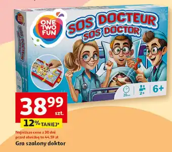 Auchan Gra szalony doktor One Two Fun oferta