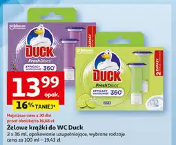 Auchan Krążki żelowe lavander - zapas Duck Fresh Discs oferta