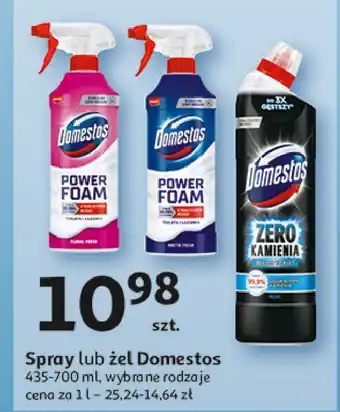 Auchan Spray do czyszczenia floral fiesta Domestos Power Foam oferta