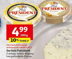 Auchan Ser brie z orzechami President oferta