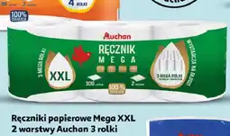 Auchan Ręcznik mega Auchan Różnorodne (Logo Czerwone) oferta