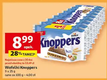 Auchan Wafelek Knoppers oferta