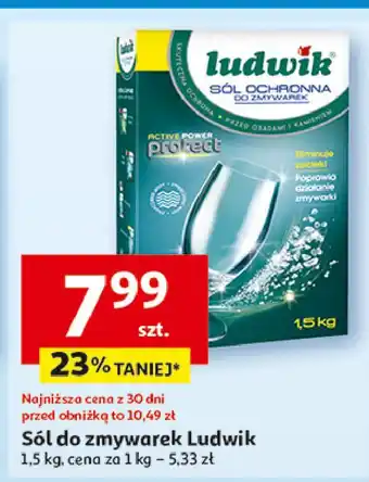 Auchan Sól ochronna do zmywarek Ludwik oferta