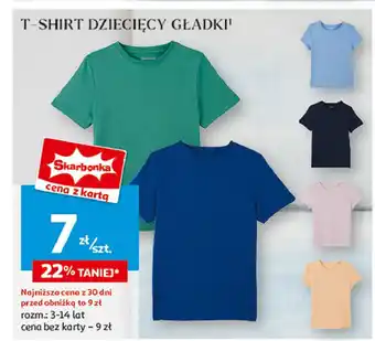 Auchan T-shirt dziecięcy roz. 3-14 lat oferta