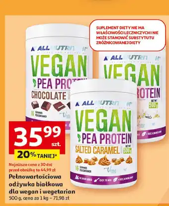 Auchan Odżywka białkowa vanilla Allnutrition Vegan Protein oferta