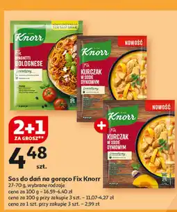 Auchan Kurczak w sosie dyniowym Knorr Fix oferta