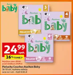 Auchan Pieluchy 3 Auchan Baby oferta