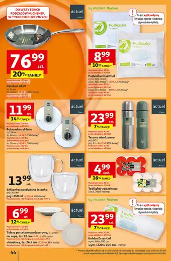 Auchan Patelnia aluminiowa gevi 28 cm Actuel oferta