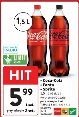 Intermarche Napój Coca-Cola Zero oferta