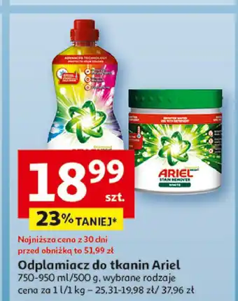 Auchan Odplamiacz color Ariel Stain Remover oferta